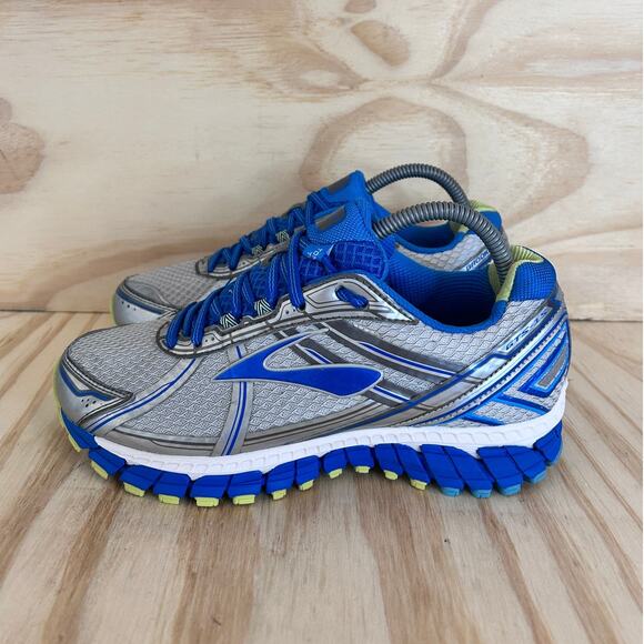 Brooks -Adrenaline GTS 15 -Running -Gray/Blue -Women's -8.5(2E) EW -1201742E179 - Picture 3 of 9